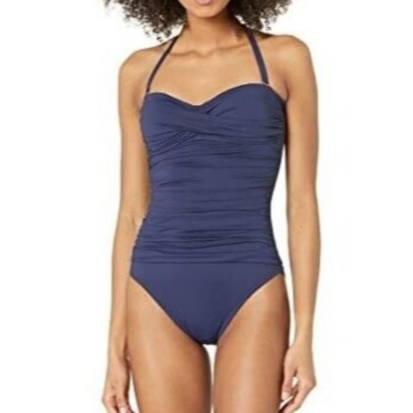 Lilly Pulitzer Flanenco One Piece bathing Sz.12 Black NWT - Picture 3 of 6